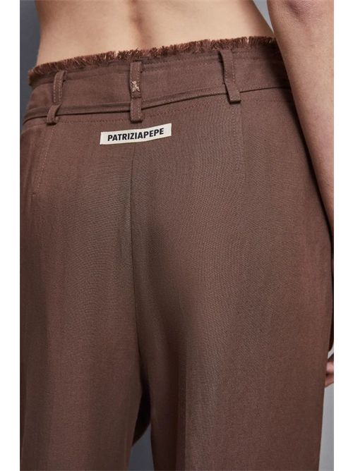 Pantaloni regular fit in viscosa Essential PATRIZIA PEPE | 2P1659A052B825